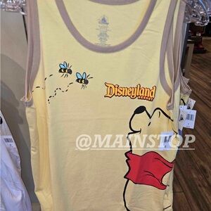 Disney Parks 2026 Disneyland Resort Yellow Pooh Tank Top